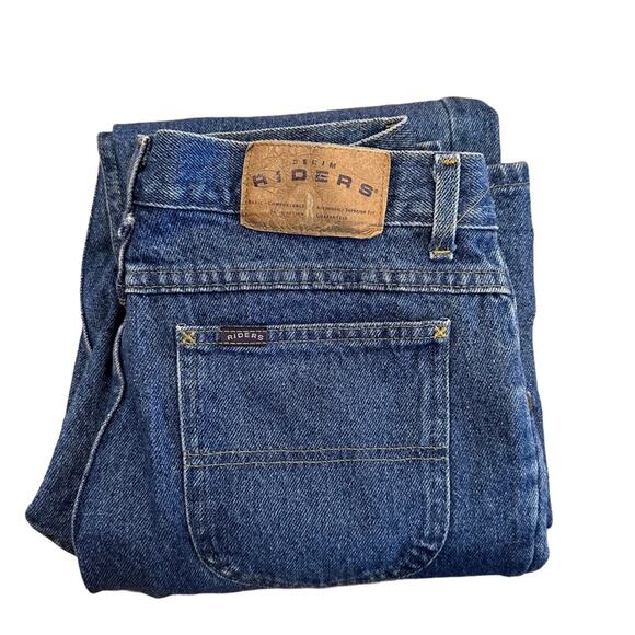 Lee Riders Jeans Unisex 31 x 32 Vintage Cotton Denim High Waist Straight Leg - Picture 14 of 14